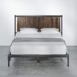 Sofia Metal and Wood Platform Bed Frame